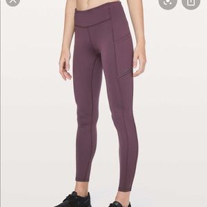 Speed Up Tight 28” Full Length Arctic Plum